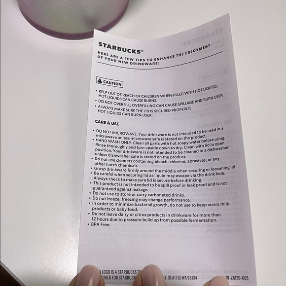 Mermaid Siren Starbucks 16oz Acrylic frosted Iridescent Tumbler NWT - Picture 10 of 10